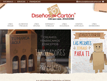 Tablet Screenshot of disenosdecarton.com.mx